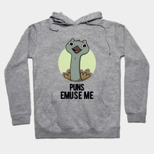 Puns Emuse Me Funny Emu Pun Hoodie